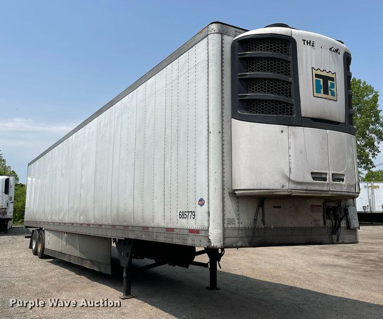 image for item LJ9691 2015 Utility  refrigerated van trailer
