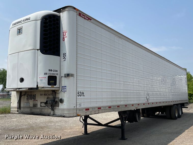 image for item LJ9692 2013 Great Dane CTL-1114-31053  refrigerated van trailer