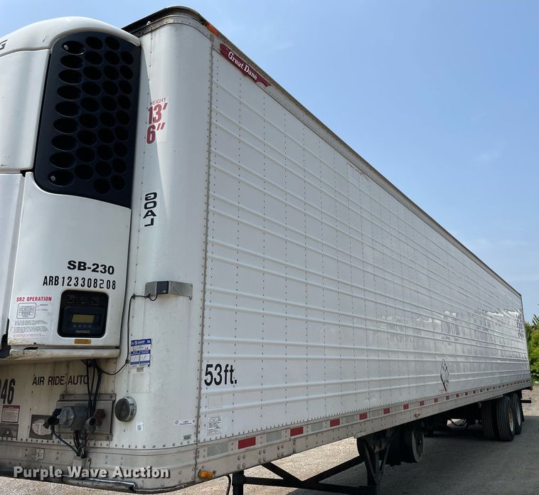 image for item LJ9692 2013 Great Dane CTL-1114-31053  refrigerated van trailer