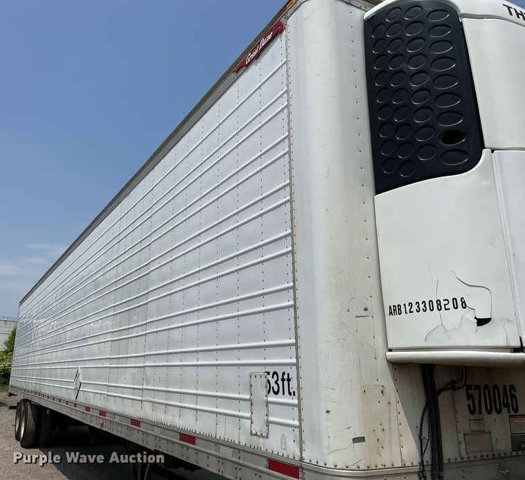 image for item LJ9692 2013 Great Dane CTL-1114-31053  refrigerated van trailer