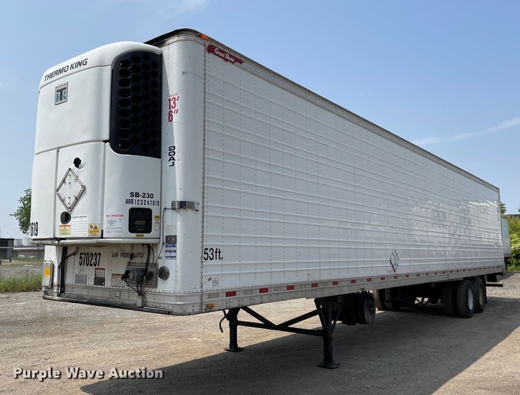 image for item LJ9693 2013 Great Dane CTL-1114-31053  refrigerated van trailer
