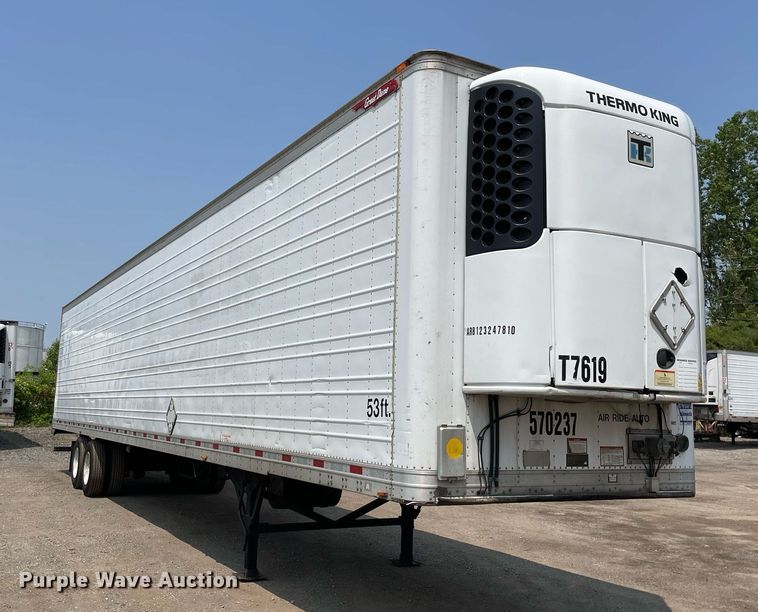 image for item LJ9693 2013 Great Dane CTL-1114-31053  refrigerated van trailer