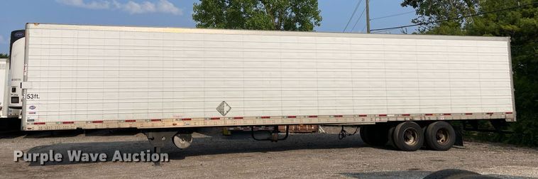 image for item LJ9697 2013 Utility  refrigerated van trailer
