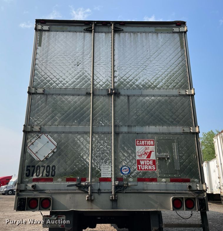 image for item LJ9697 2013 Utility  refrigerated van trailer