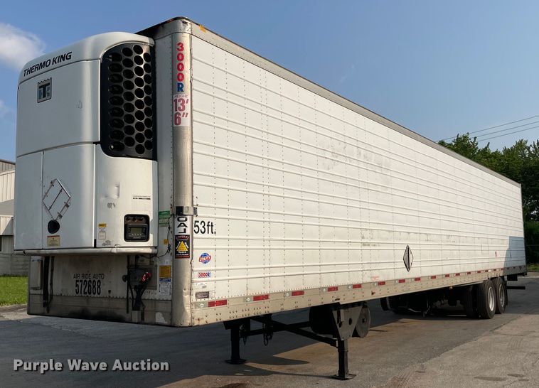 image for item LJ9698 2013 Utility  refrigerated van trailer