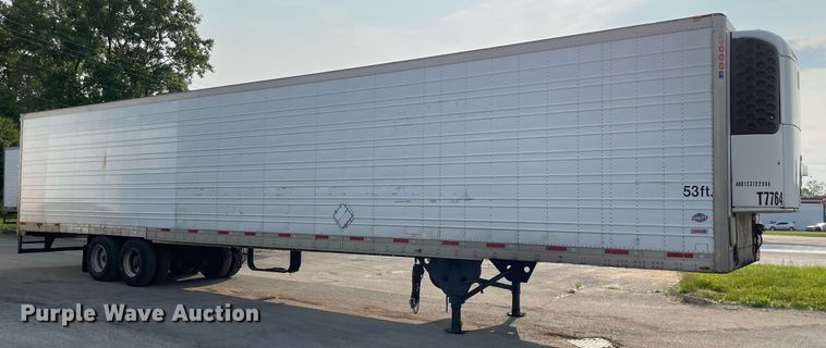 image for item LJ9698 2013 Utility  refrigerated van trailer