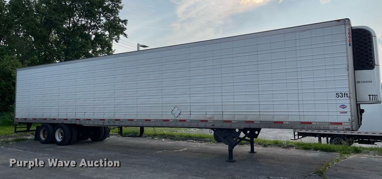 image for item LJ9699 2013 Utility  refrigerated van trailer