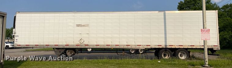 image for item LJ9699 2013 Utility  refrigerated van trailer