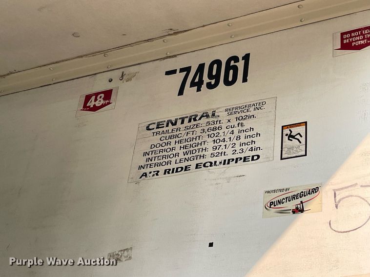 image for item LJ9700 2013 Great Dane  refrigerated van trailer