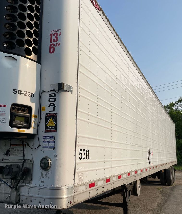 image for item LJ9700 2013 Great Dane  refrigerated van trailer