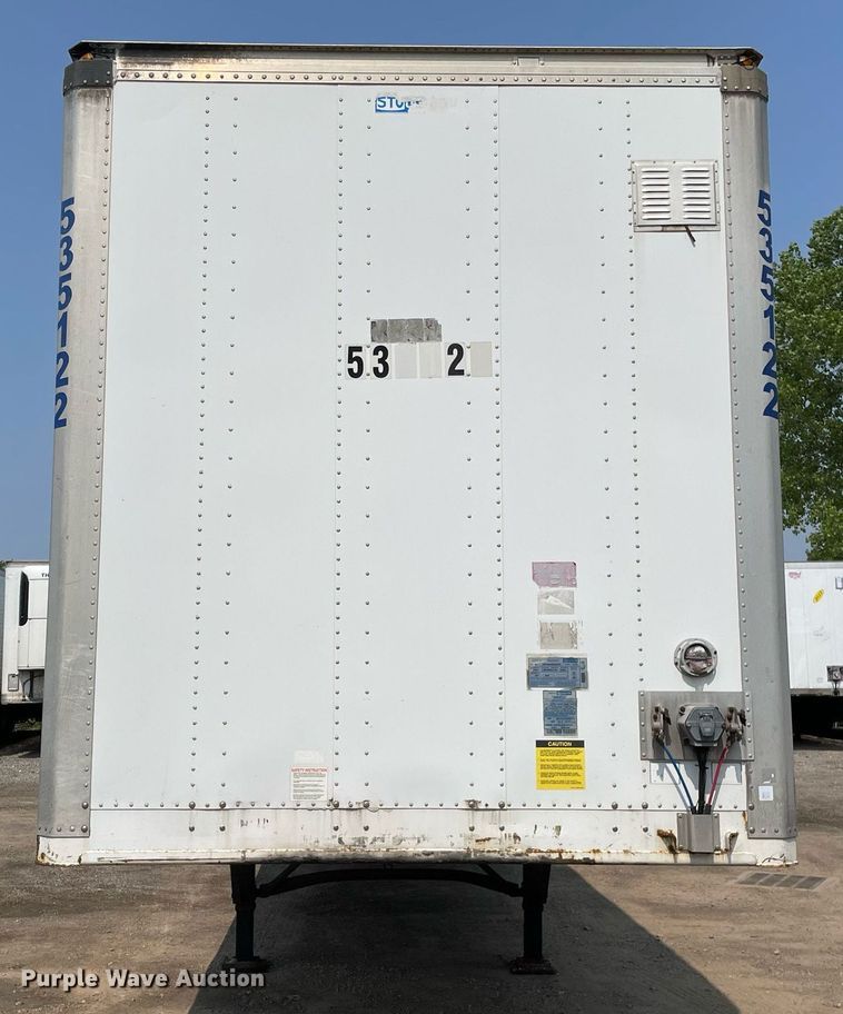 image for item LJ9701 2011 Stoughton ZGPVW-535T-S-C-AR  dry van trailer