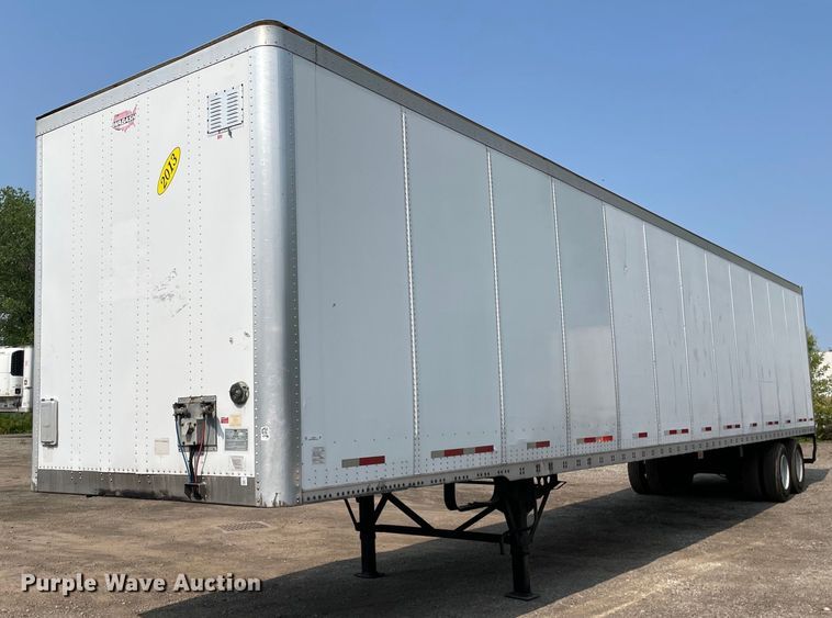 image for item LJ9704 2013 Wabash  dry van trailer