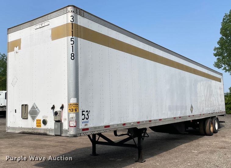 image for item LJ9705 2012 Van Guard  dry van trailer