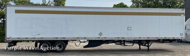 image for item LJ9705 2012 Van Guard  dry van trailer