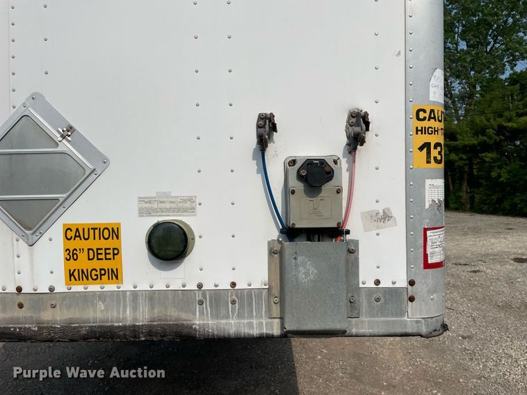 image for item LJ9705 2012 Van Guard  dry van trailer