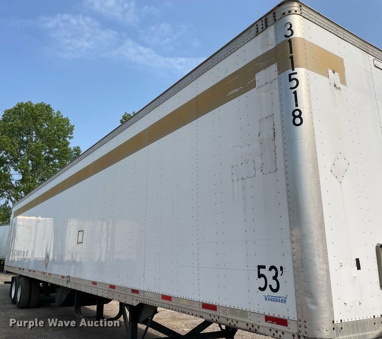 image for item LJ9705 2012 Van Guard  dry van trailer