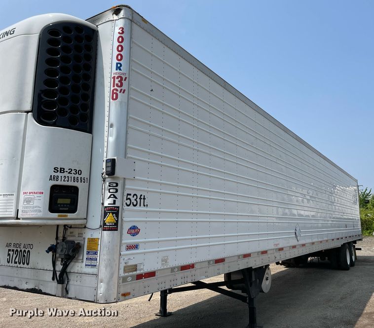 image for item LJ9706 2013 Utility  refrigerated van trailer