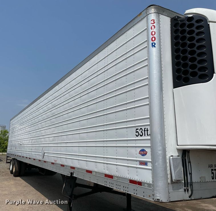 image for item LJ9706 2013 Utility  refrigerated van trailer