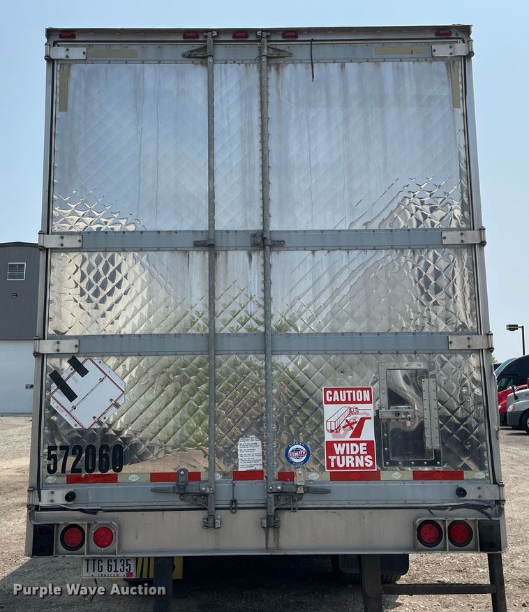 image for item LJ9706 2013 Utility  refrigerated van trailer