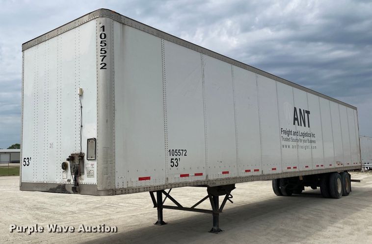 image for item LJ9725 2007 Wabash  dry van trailer