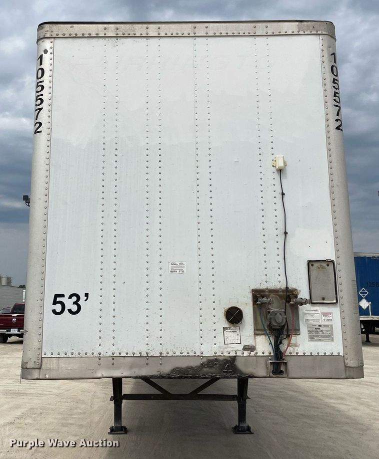 image for item LJ9725 2007 Wabash  dry van trailer