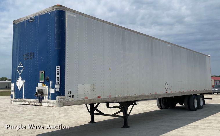 image for item LJ9726 1999 Strickland  dry van trailer