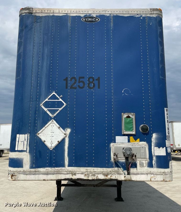 image for item LJ9726 1999 Strickland  dry van trailer