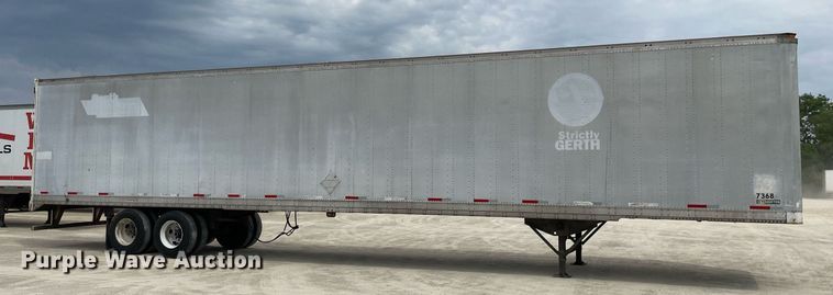image for item LJ9727 1998 Stoughton  dry van trailer