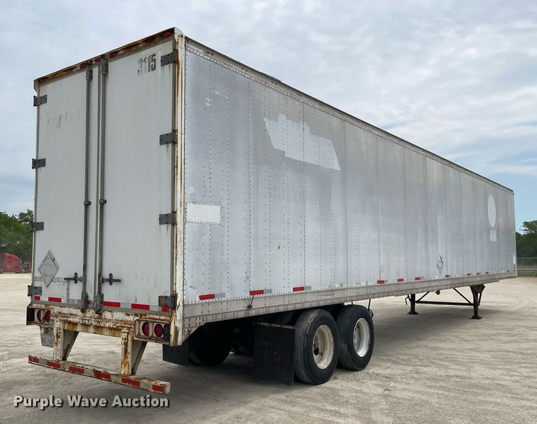image for item LJ9727 1998 Stoughton  dry van trailer