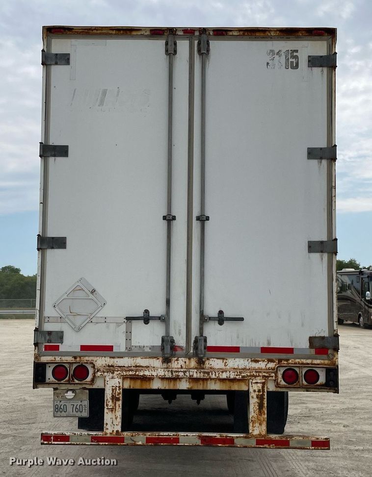 image for item LJ9727 1998 Stoughton  dry van trailer