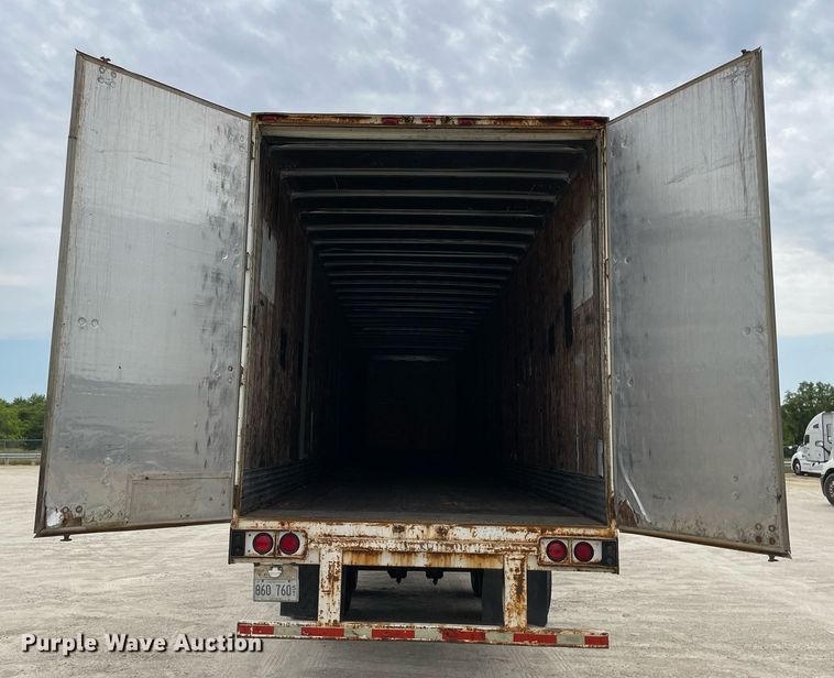 image for item LJ9727 1998 Stoughton  dry van trailer