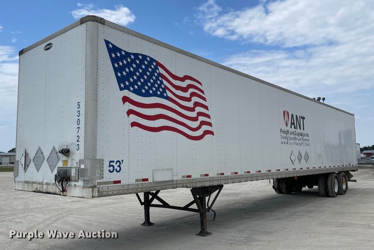 image for item LJ9729 2008 Strickland  dry van trailer