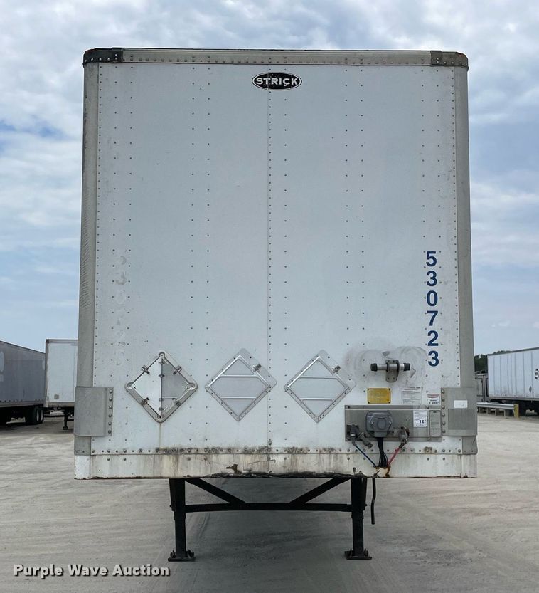 image for item LJ9729 2008 Strickland  dry van trailer