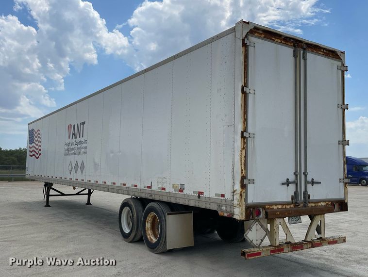 image for item LJ9729 2008 Strickland  dry van trailer