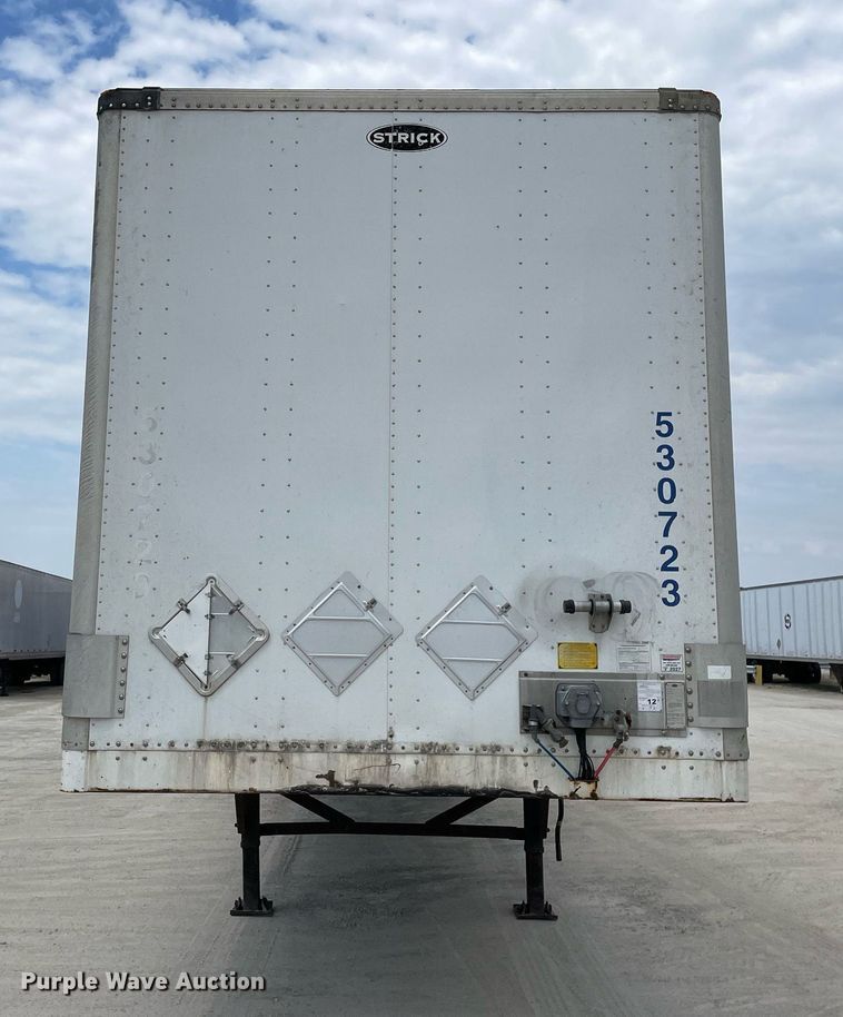image for item LJ9729 2008 Strickland  dry van trailer