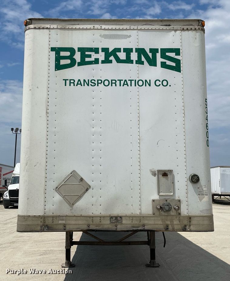 image for item LJ9730 2001 Trailmobile  dry van trailer