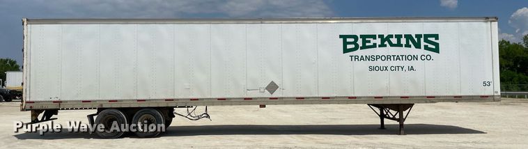 image for item LJ9730 2001 Trailmobile  dry van trailer