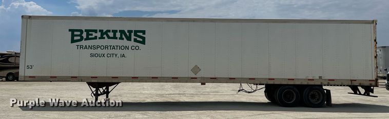 image for item LJ9730 2001 Trailmobile  dry van trailer