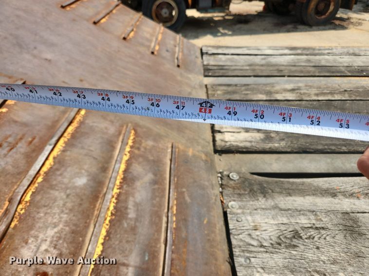 image for item LX9639 2004 Kaufman  drop deck equipment trailer