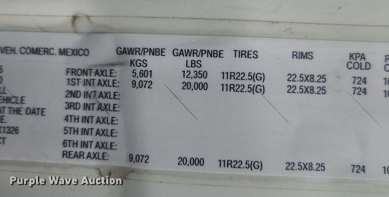 image for item LX9708 2017 Freightliner Cascadia  semi truck