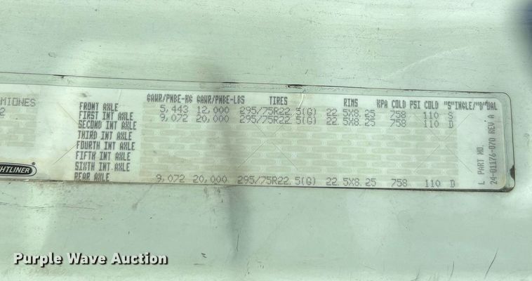 image for item MF9972 2012 Freightliner Cascadia 125  semi truck