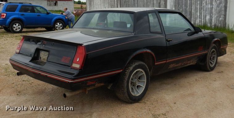 image for item AF9697 1988 Chevrolet Monte Carlo SS