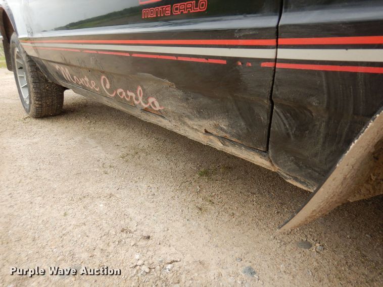 image for item AF9697 1988 Chevrolet Monte Carlo SS