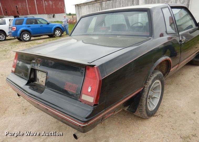 image for item AF9697 1988 Chevrolet Monte Carlo SS