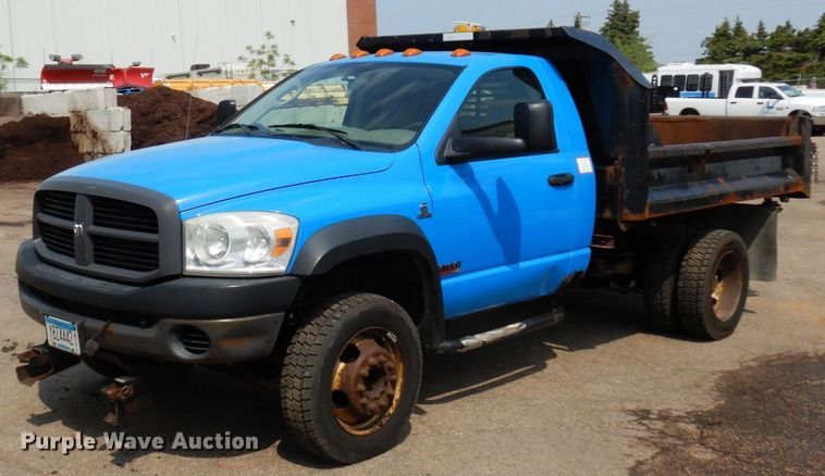 image for item AF9717 2008 Dodge Ram 4500HD  dump truck
