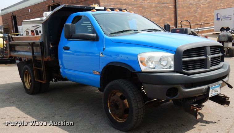 image for item AF9717 2008 Dodge Ram 4500HD  dump truck