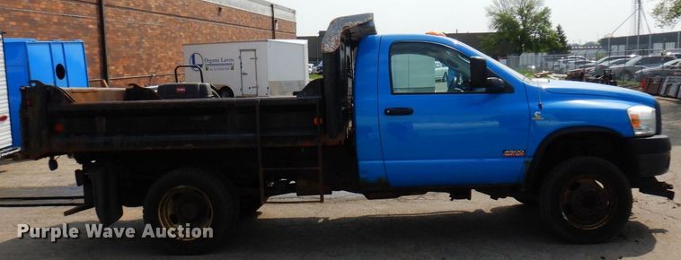 image for item AF9717 2008 Dodge Ram 4500HD  dump truck