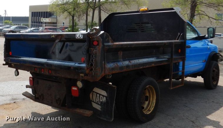 image for item AF9717 2008 Dodge Ram 4500HD  dump truck