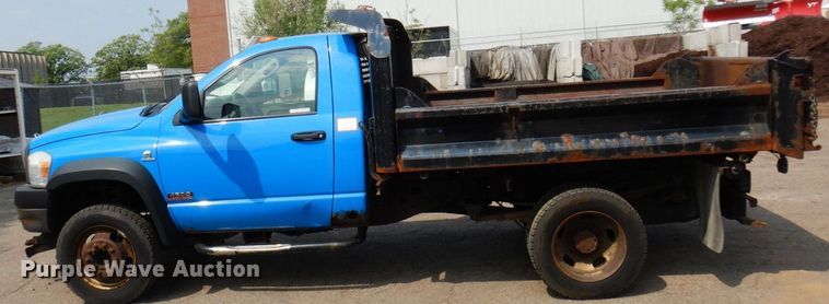 image for item AF9717 2008 Dodge Ram 4500HD  dump truck