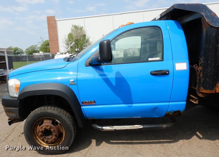 image for item AF9717 2008 Dodge Ram 4500HD  dump truck